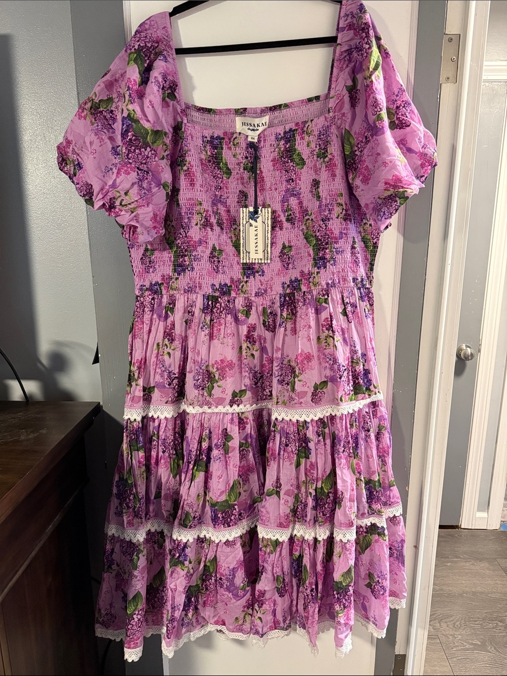 NWT Jessakae Woman’s Floral Tiered Dress